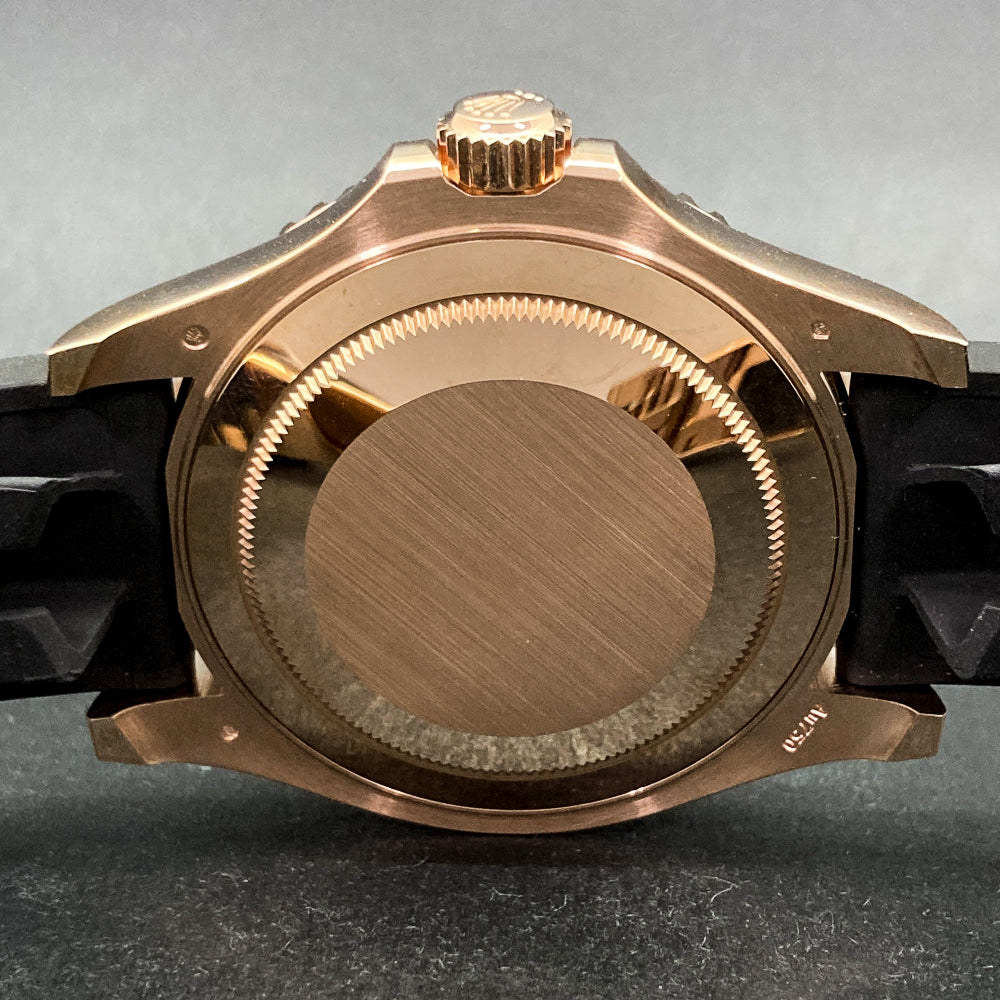 Yacht-Master 40mm Rose Gold on Strap 126655