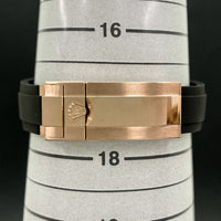 Yacht-Master 40mm Rose Gold on Strap 126655