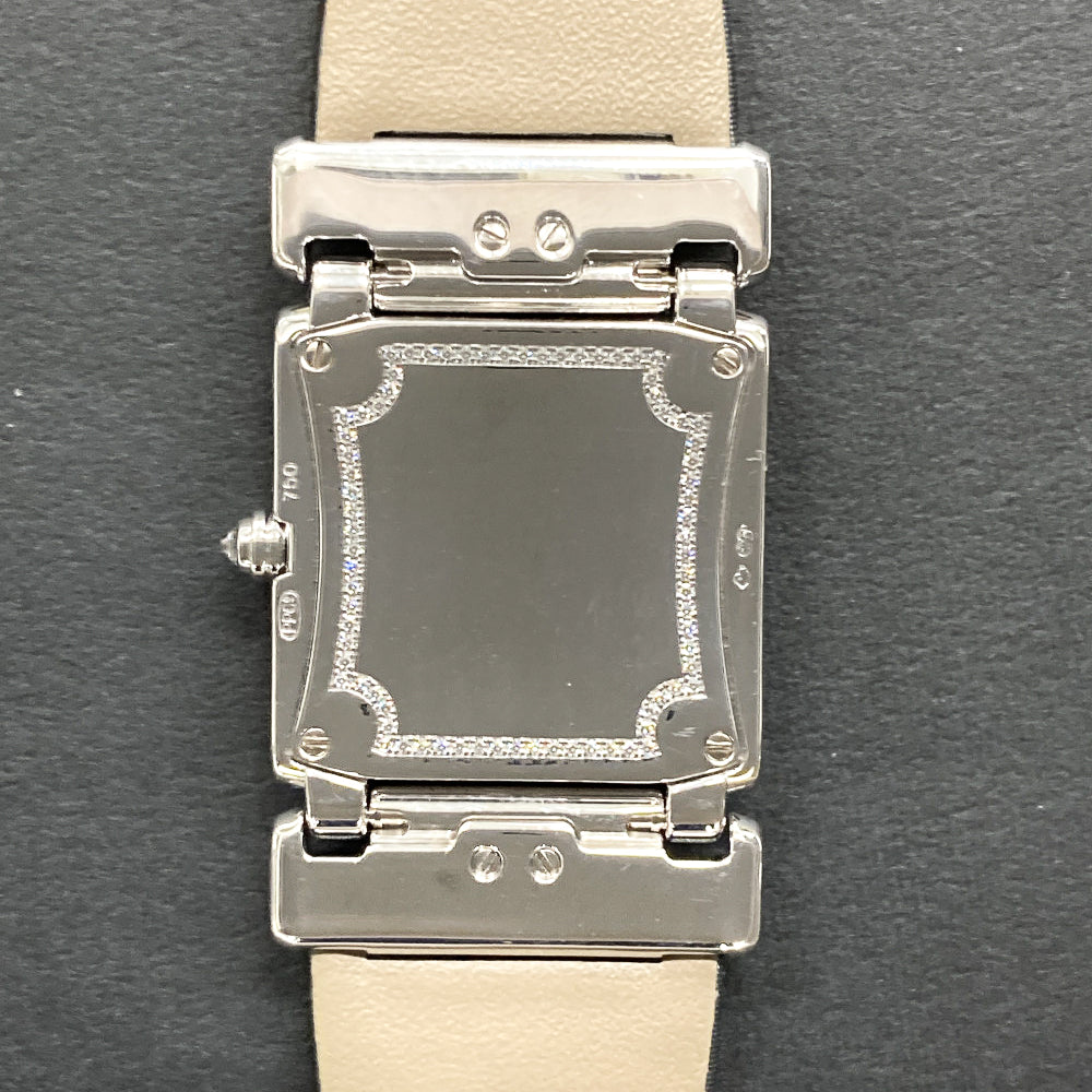 Twenty~4 Quartz 25mm x 30mm Diamond Bezel/Case Pave Diamond Dial White Gold 4910G-001