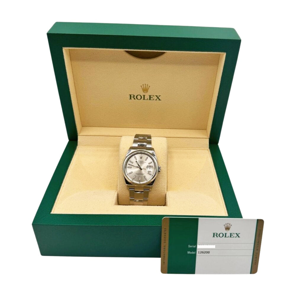 Datejust 36mm Domed Bezel Steel 126200