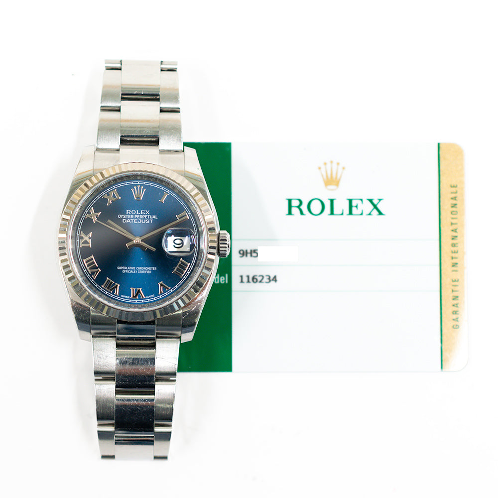 Datejust 36mm Steel and White Gold 116234