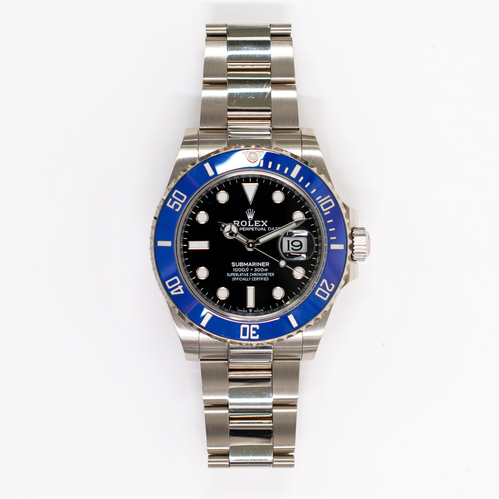 Submariner 41mm Blue Bezel White Gold 126619LB