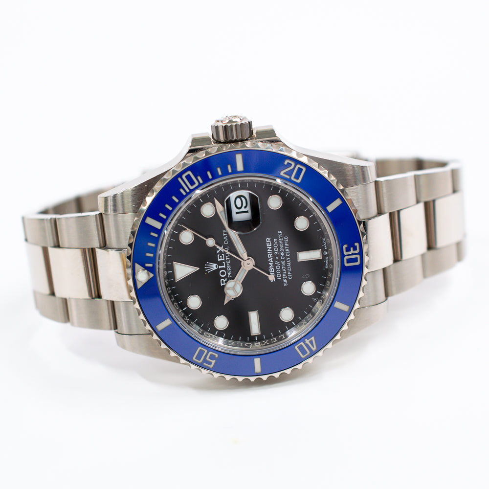Submariner 41mm Blue Bezel White Gold 126619LB