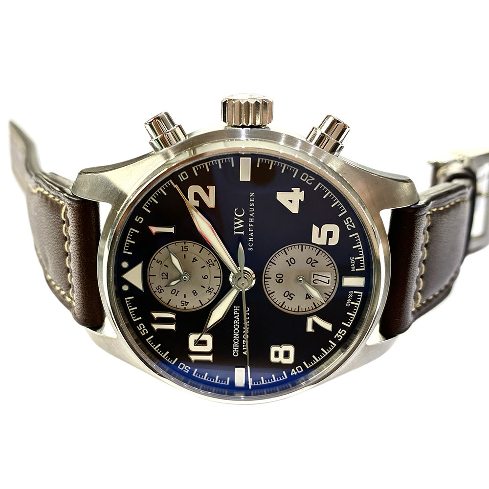 Pilots 43mm Antoine De Saint Exupery Automatic Chronograph Stainless Steel IW387806