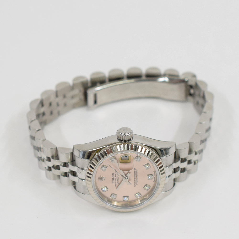 Lady Datejust 26mm Steel and White Gold 179174G