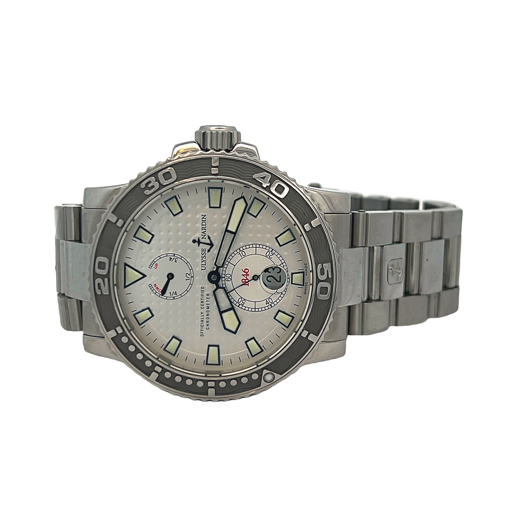 Pre-Owned Ulysse Nardin Marine Chronometer 263-33 Automatic Stainless Steel Watch