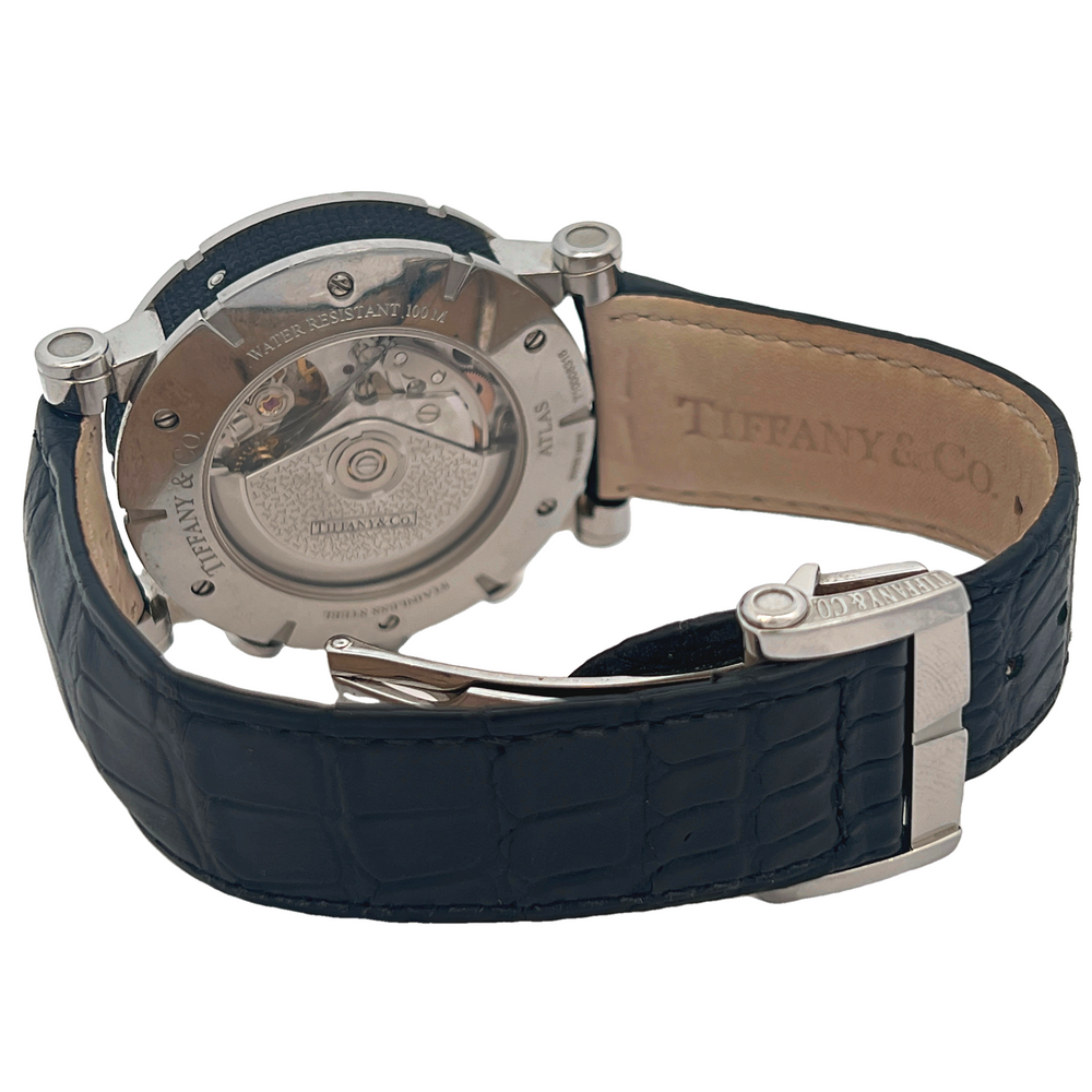 Pre-Owned Tiffany & Co. Atlas Chronograph Automatic Stainless Steel Watch