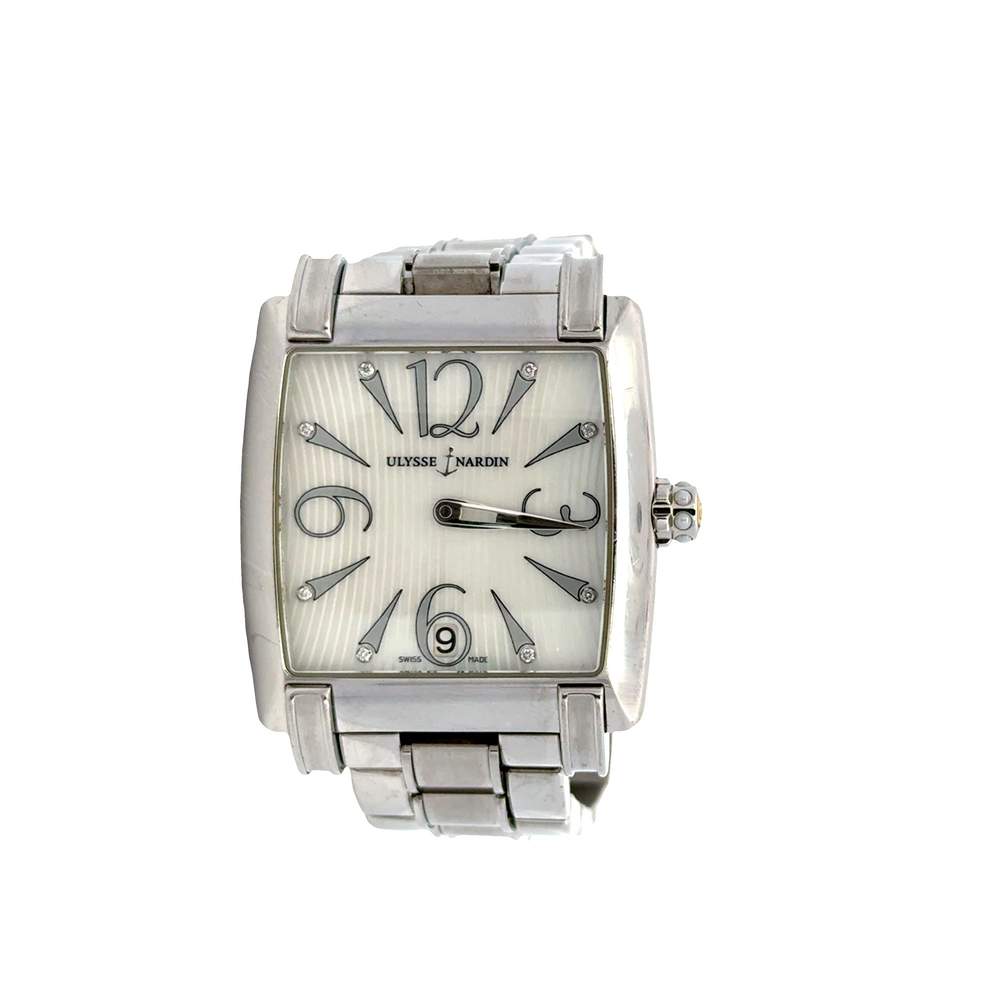 Pre-Owned Ulysse Nardin Ref. 133-91 Stainless Steel Watch 2013 Box & Papers