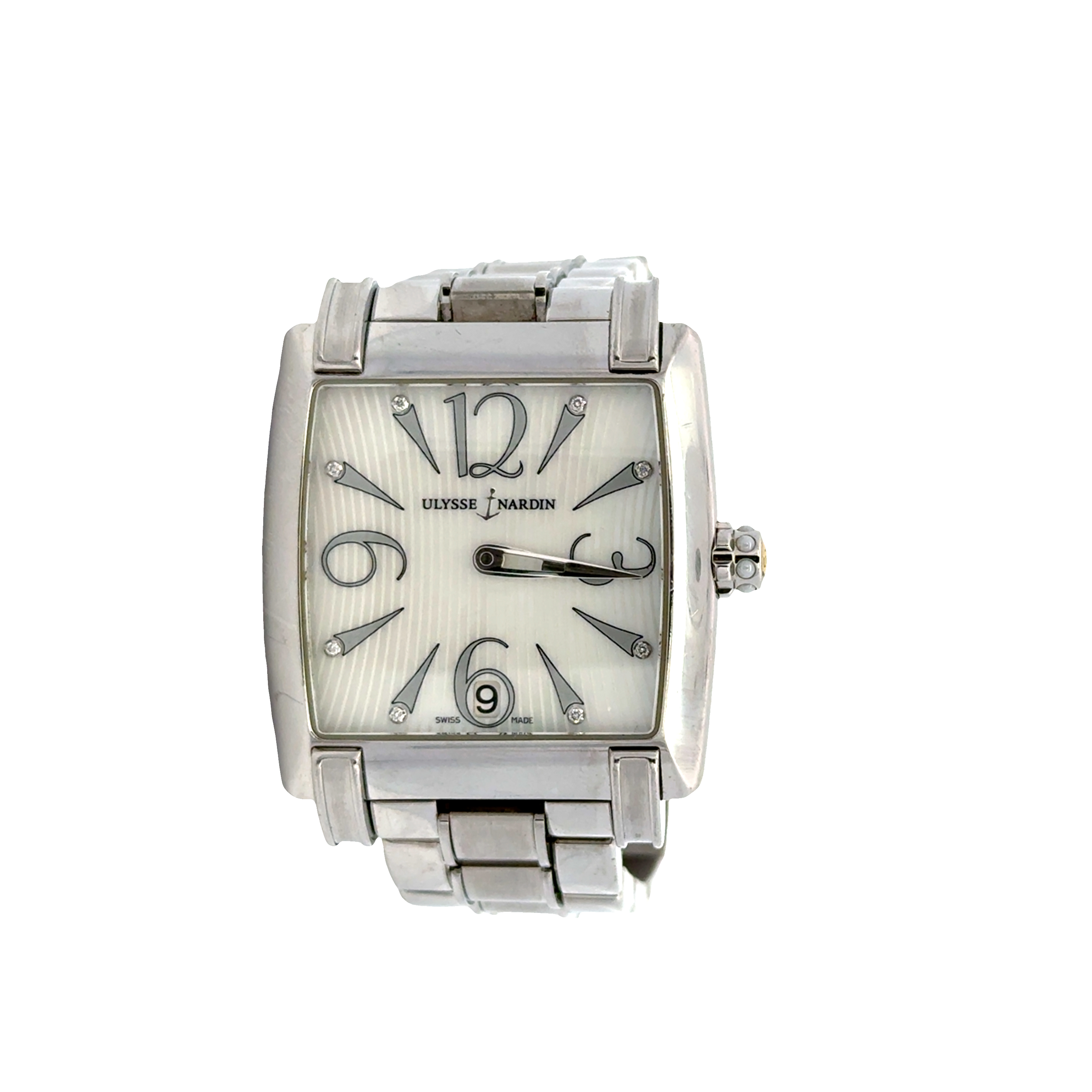 Pre-Owned Ulysse Nardin Ref. 133-91 Stainless Steel Watch 2013 Box & Papers