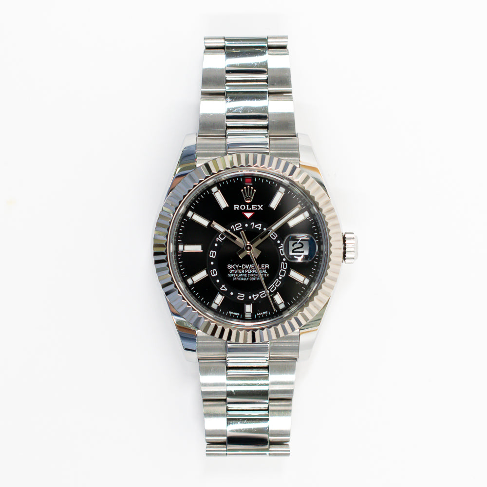 Sky-Dweller Steel and White Gold 326934