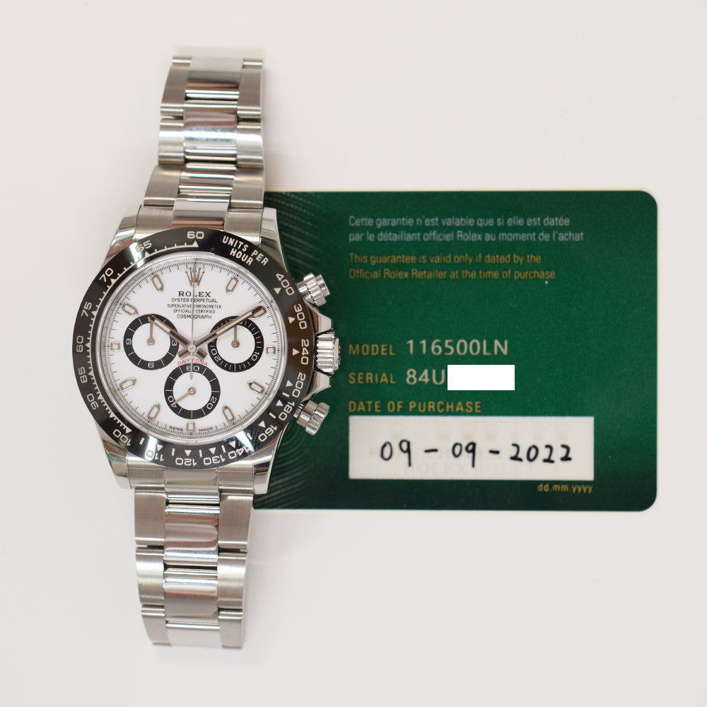 Daytona Steel Ceramic Bezel 116500LN