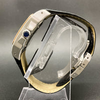 Santos 100 Steel/Rose Gold Bezel - 44.2mm x 35.6mm W20107X7