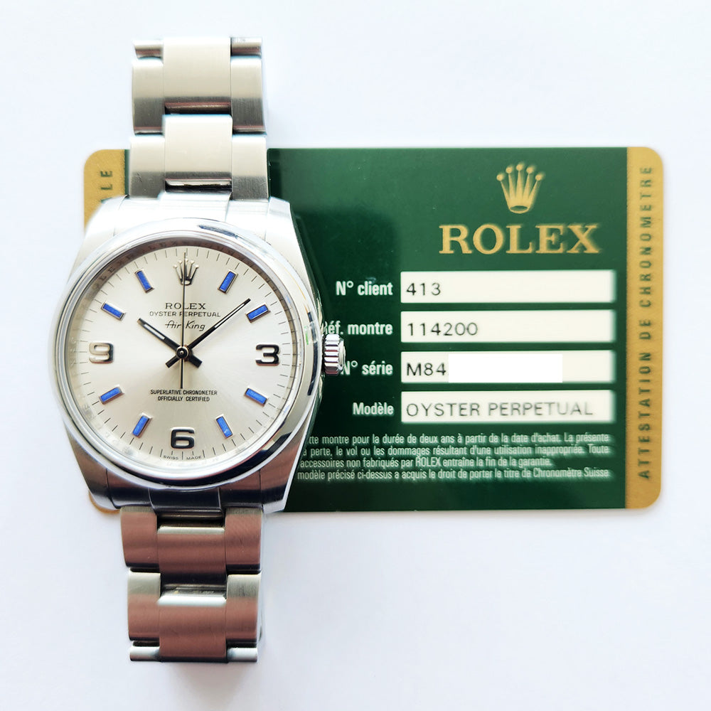 Air-King 34mm Steel 114200