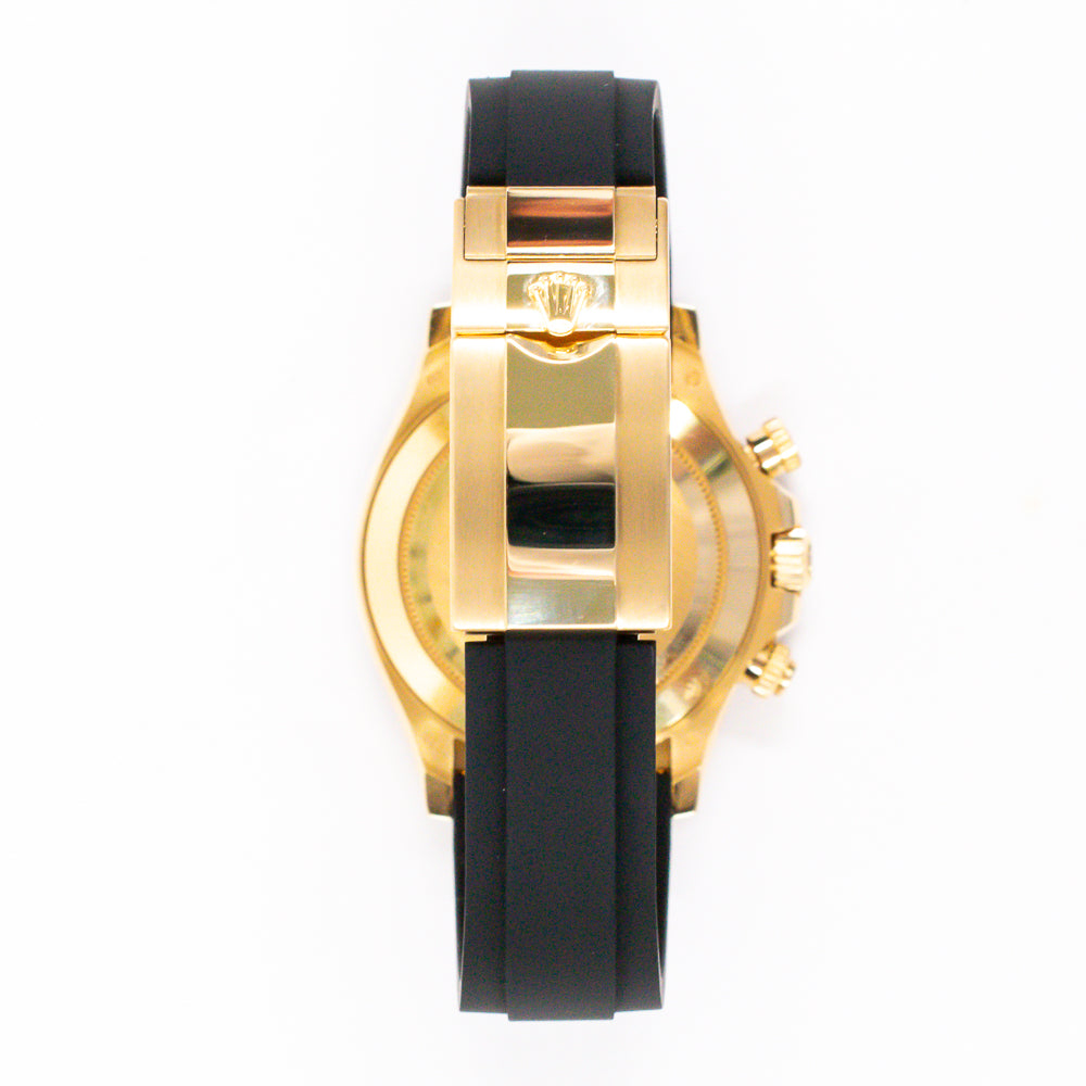 Daytona Yellow Gold With Rubber Strap 116518LN