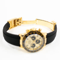Daytona Yellow Gold With Rubber Strap 116518LN