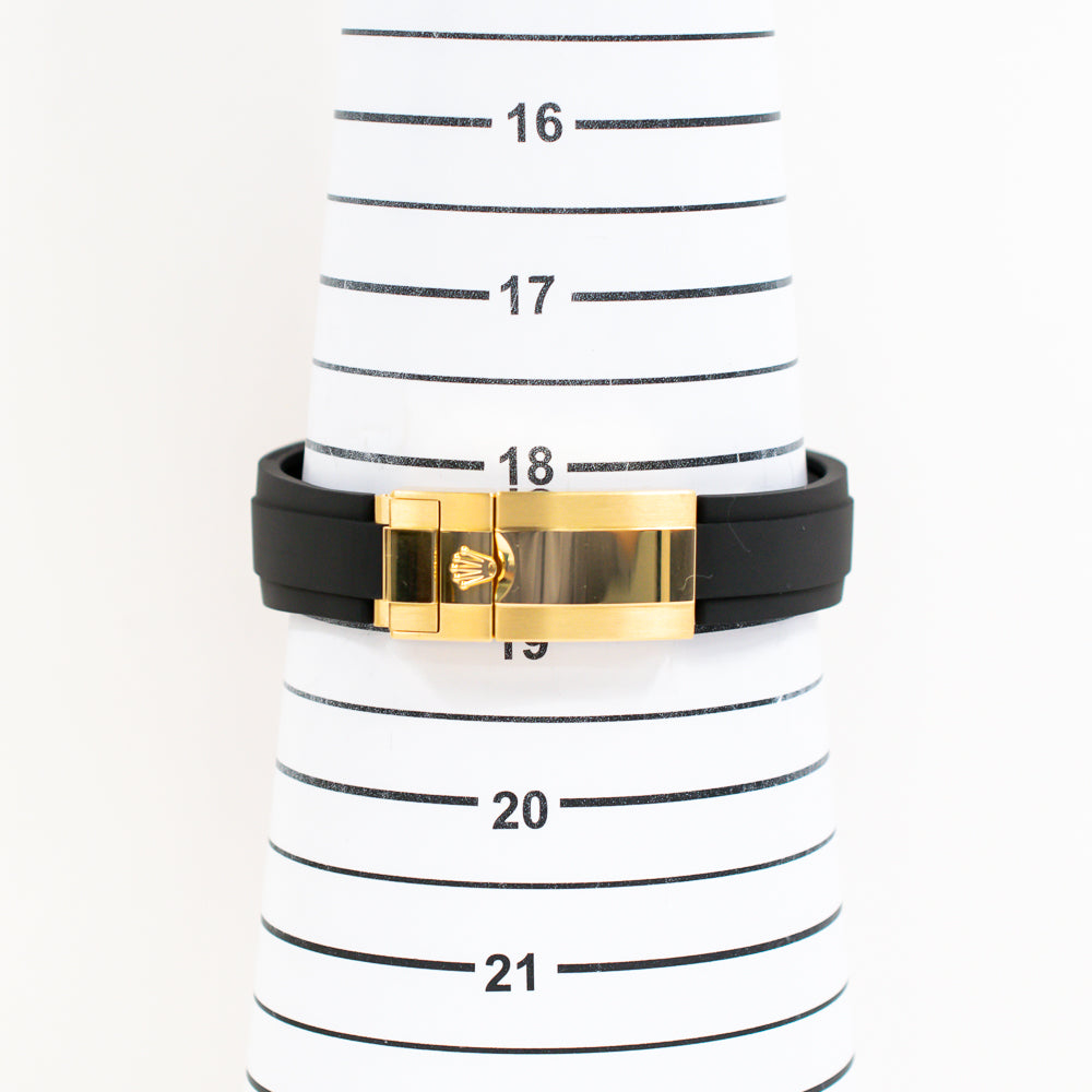 Daytona Yellow Gold With Rubber Strap 116518LN