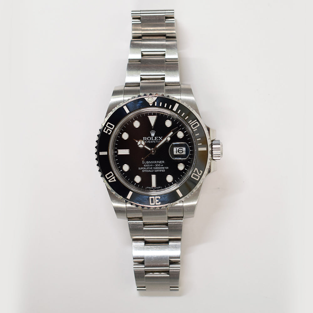 Submariner Date 40mm Black Bezel Steel 116610LN