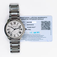 Ronde de Cartier 40mm Steel WSRN0035