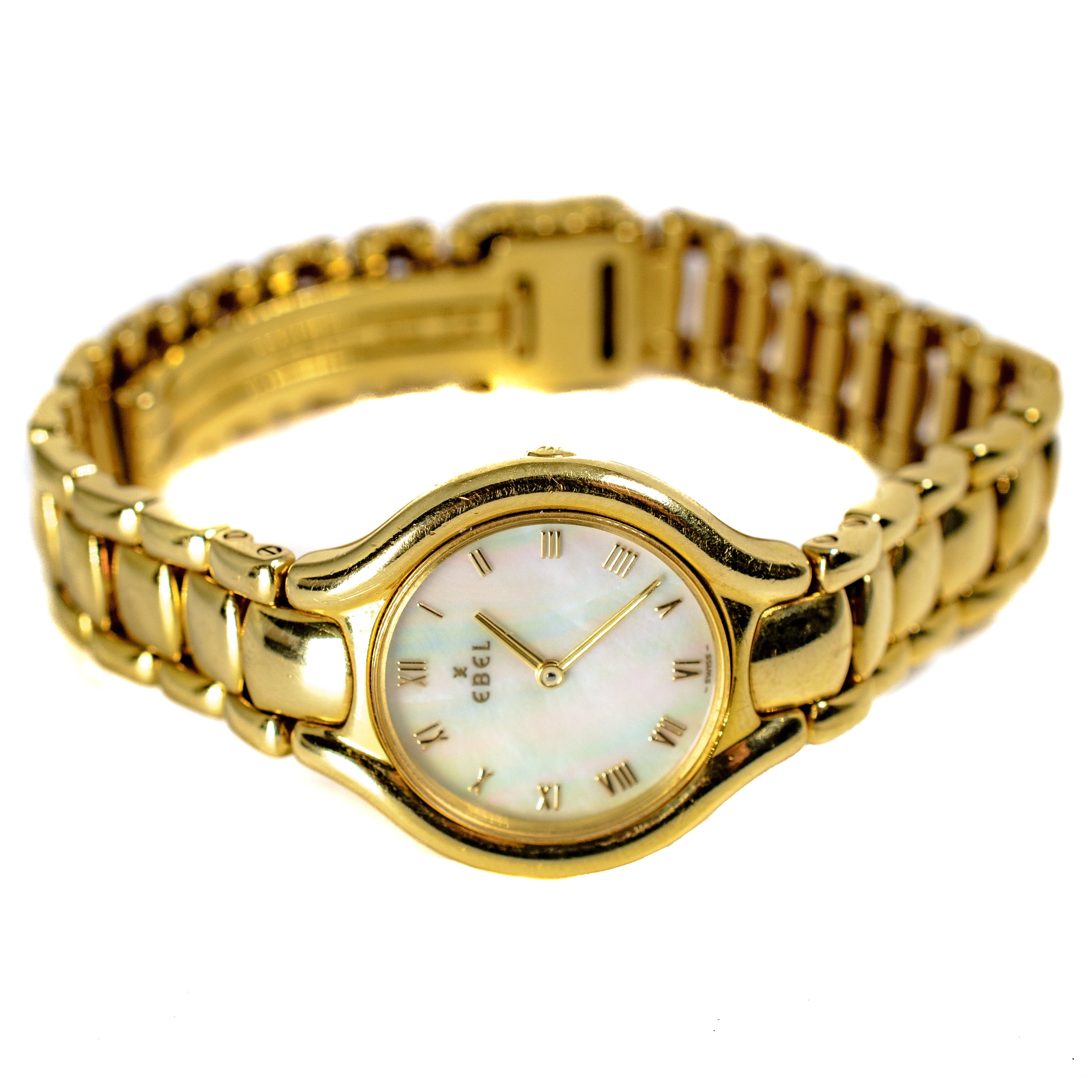 EBEL　E 1090121 18K-750 レディース時計 O.H.済 中古品 E- Ebel Beluga 18kt yg ladies – Golden Anvil Jewelers