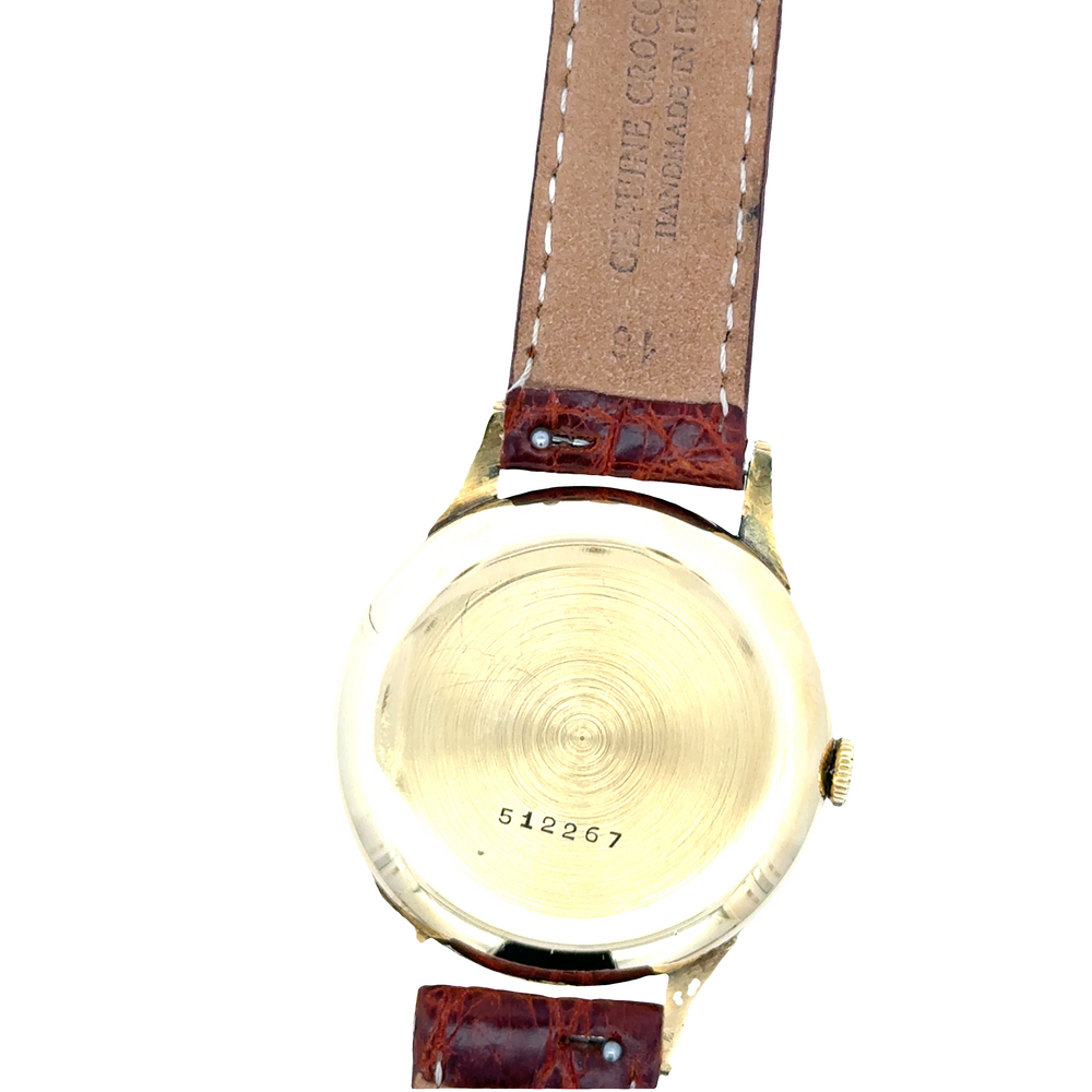 Pre-Owned Zenith Vintage Calatrava 18K Gold Champagne Dial Manual Watch