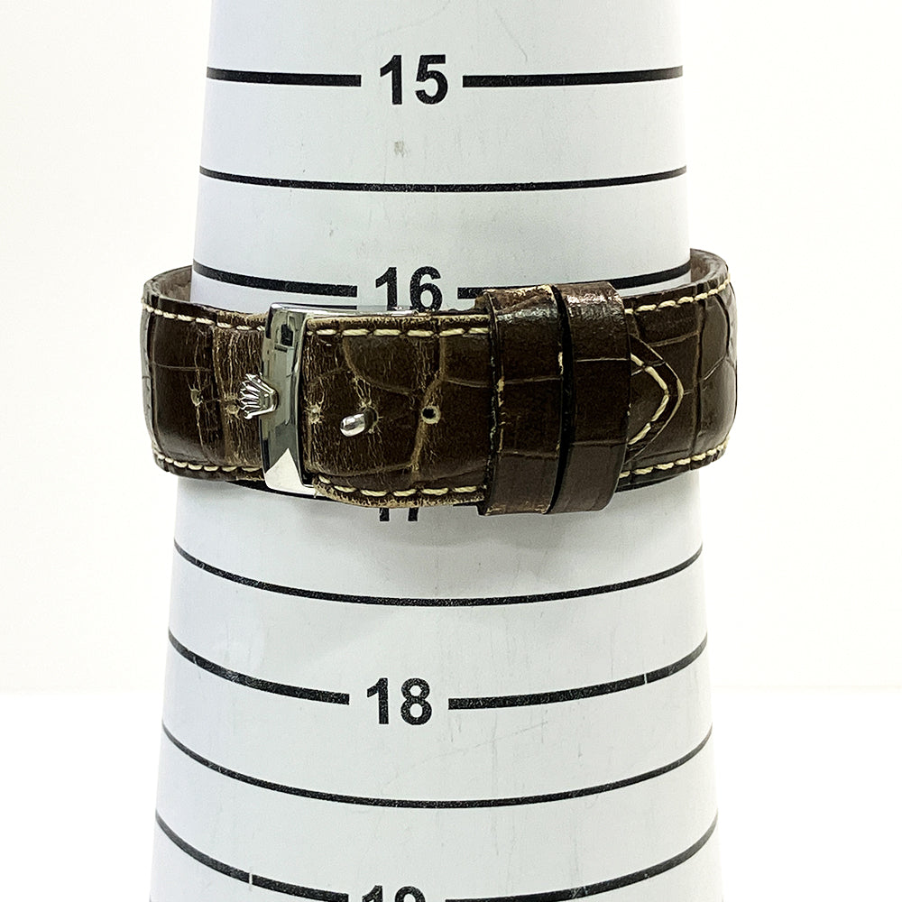 Vintage Oyster Precision 32mm Silver Honeycomb Dial Steel 6426