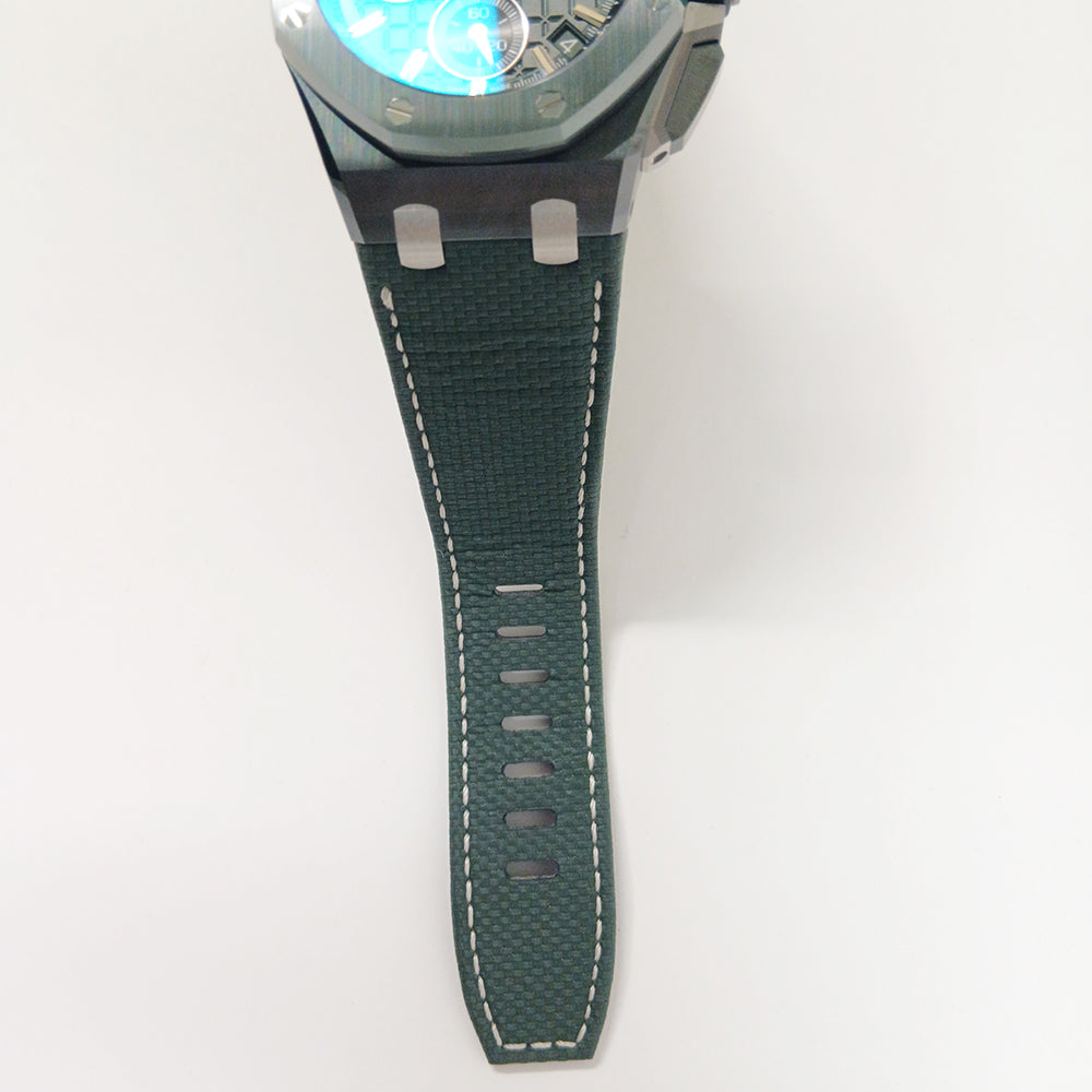Royal Oak Offshore Chronograph 44mm Green Ceramic Bezel Green Rubber Strap 26420CE.OO.A063VE.01