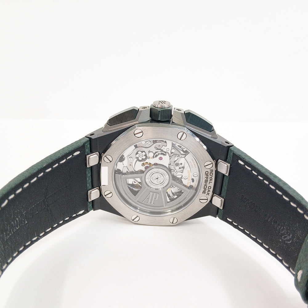 Royal Oak Offshore Chronograph 44mm Green Ceramic Bezel Green Rubber Strap 26420CE.OO.A063VE.01