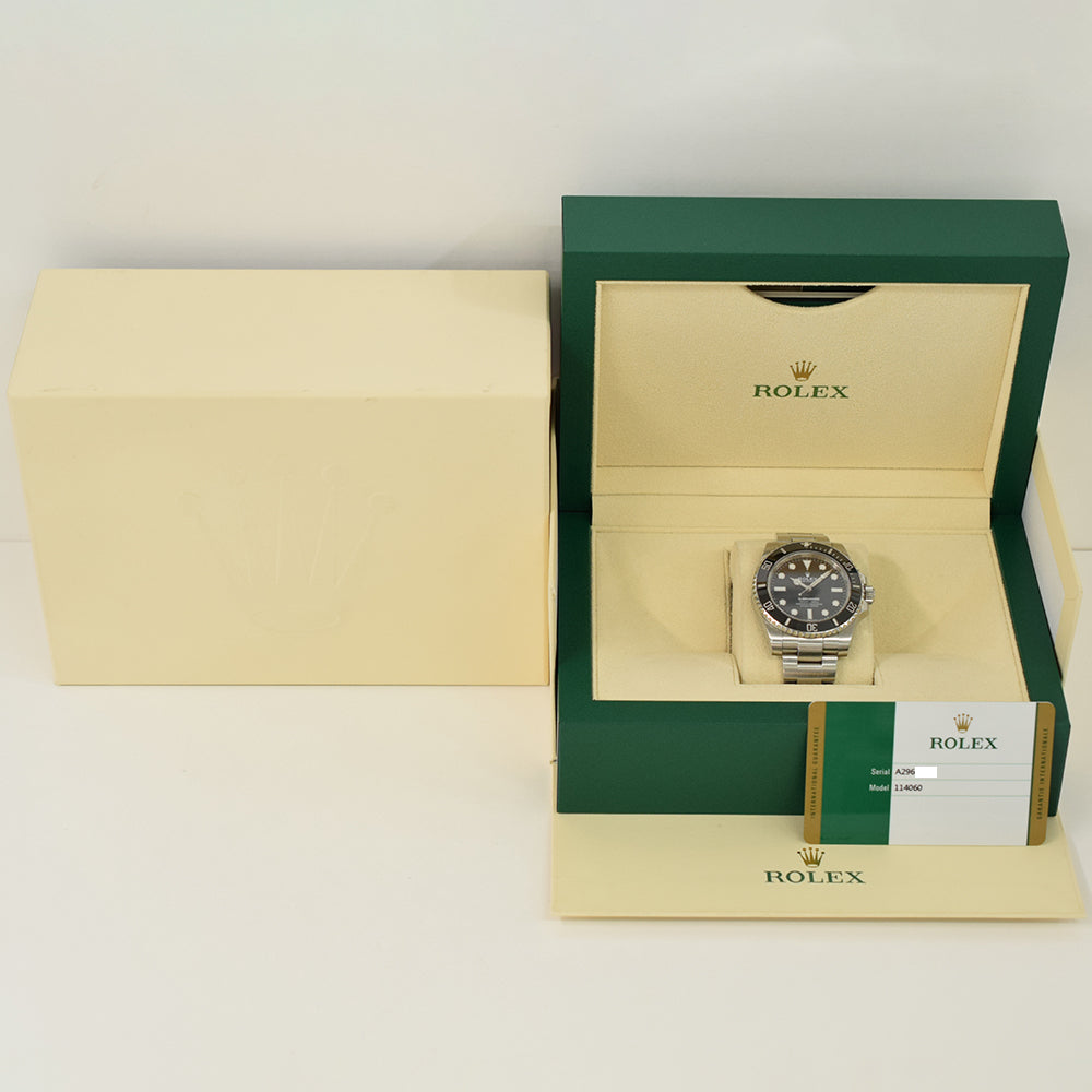 Submariner No Date 40mm Steel Ceramic Bezel 114060
