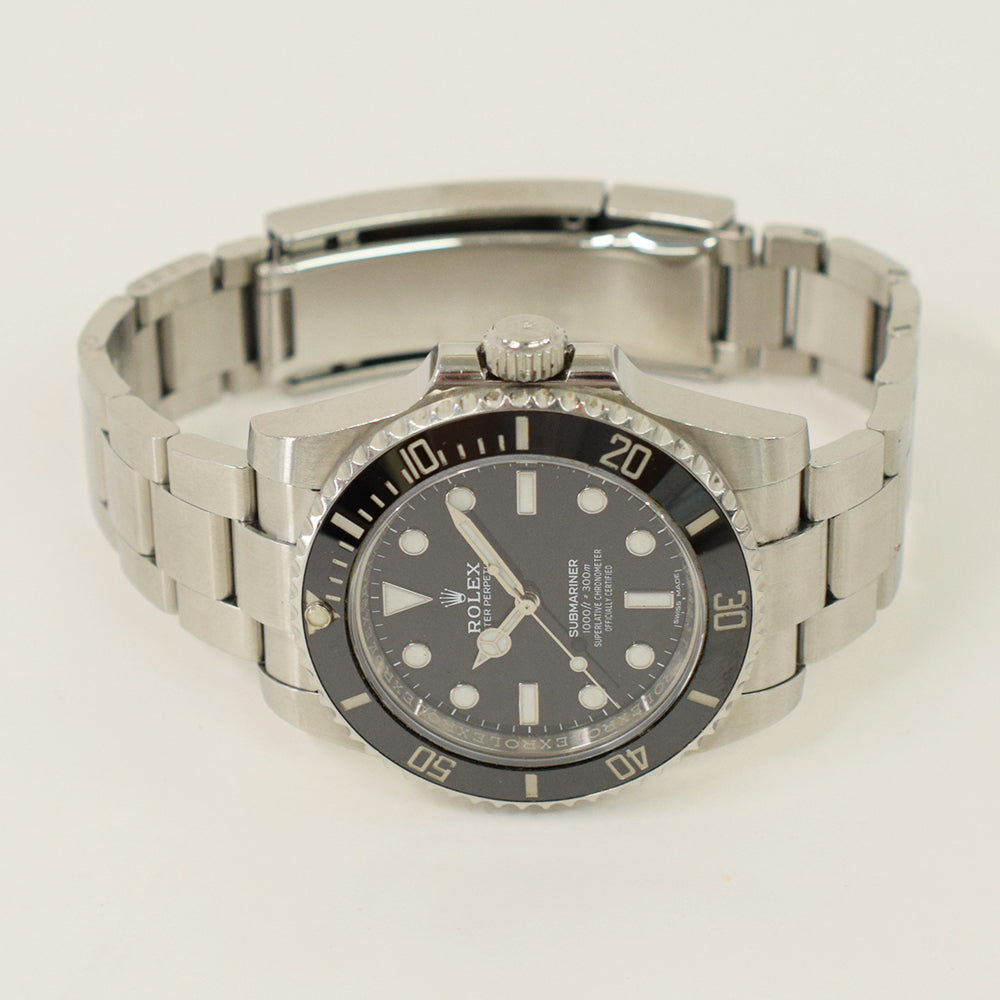 Submariner No Date 40mm Steel Ceramic Bezel 114060