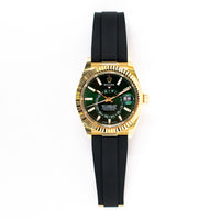 Sky-Dweller Rubber Strap Yellow Gold 336238