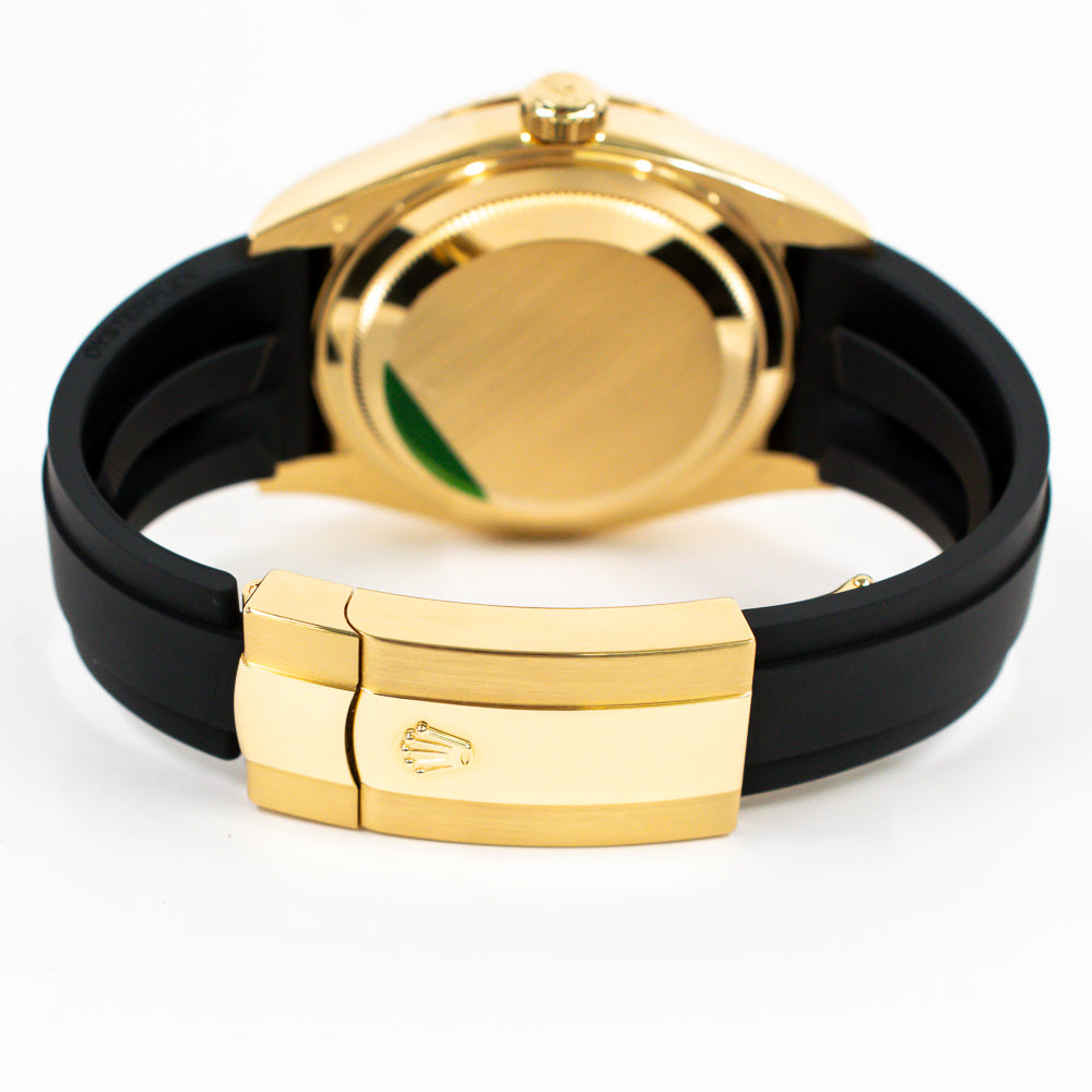 Sky-Dweller Rubber Strap Yellow Gold 336238