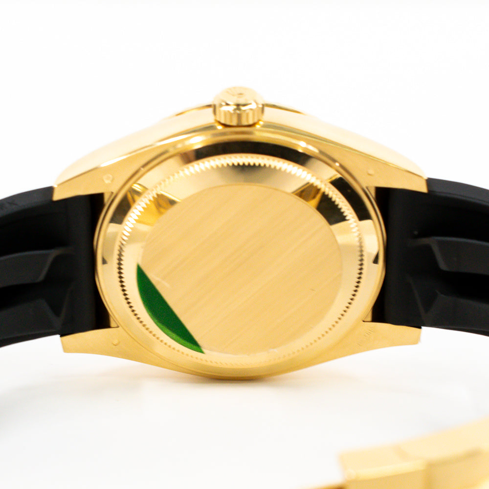 Sky-Dweller Rubber Strap Yellow Gold 336238