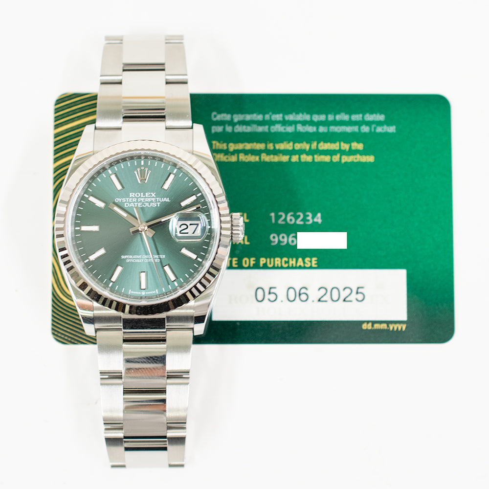 Datejust 36mmSteel and White Gold 126234