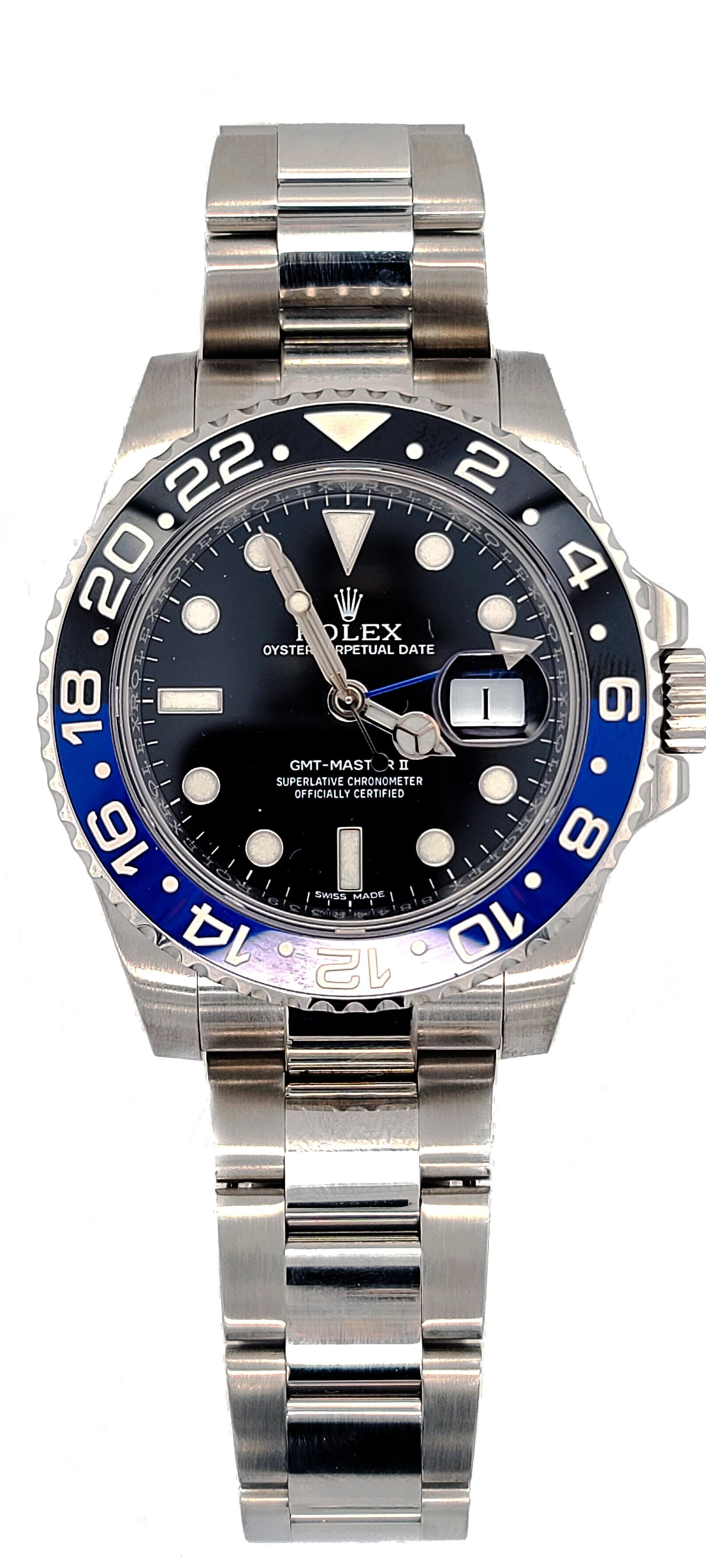 Rolex GMT 2
Ref#116710BLNR
S