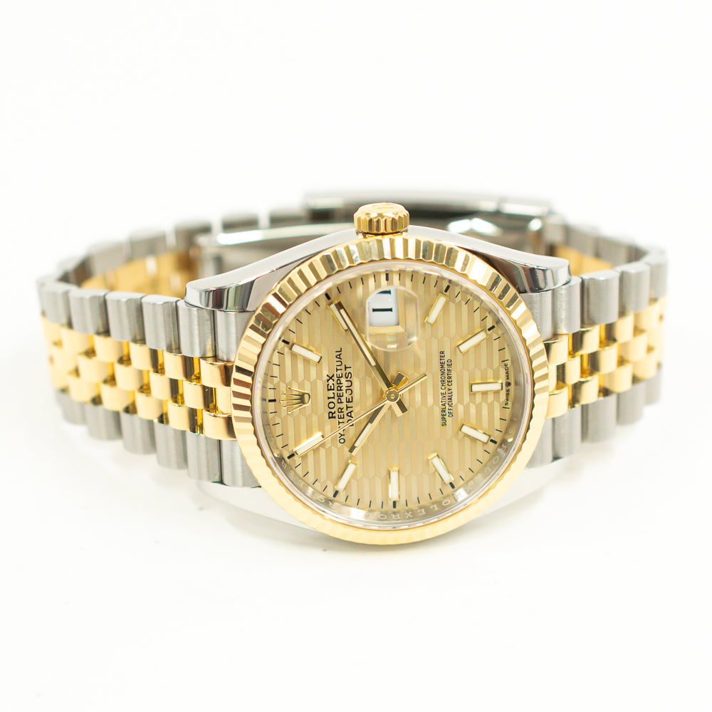 Datejust 36mm Steel and Yellow Gold 126233