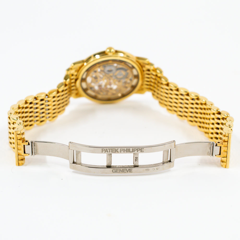 Calatrava Complications 31.5mm Skeleton Dial Yellow Gold 7180/1J-001