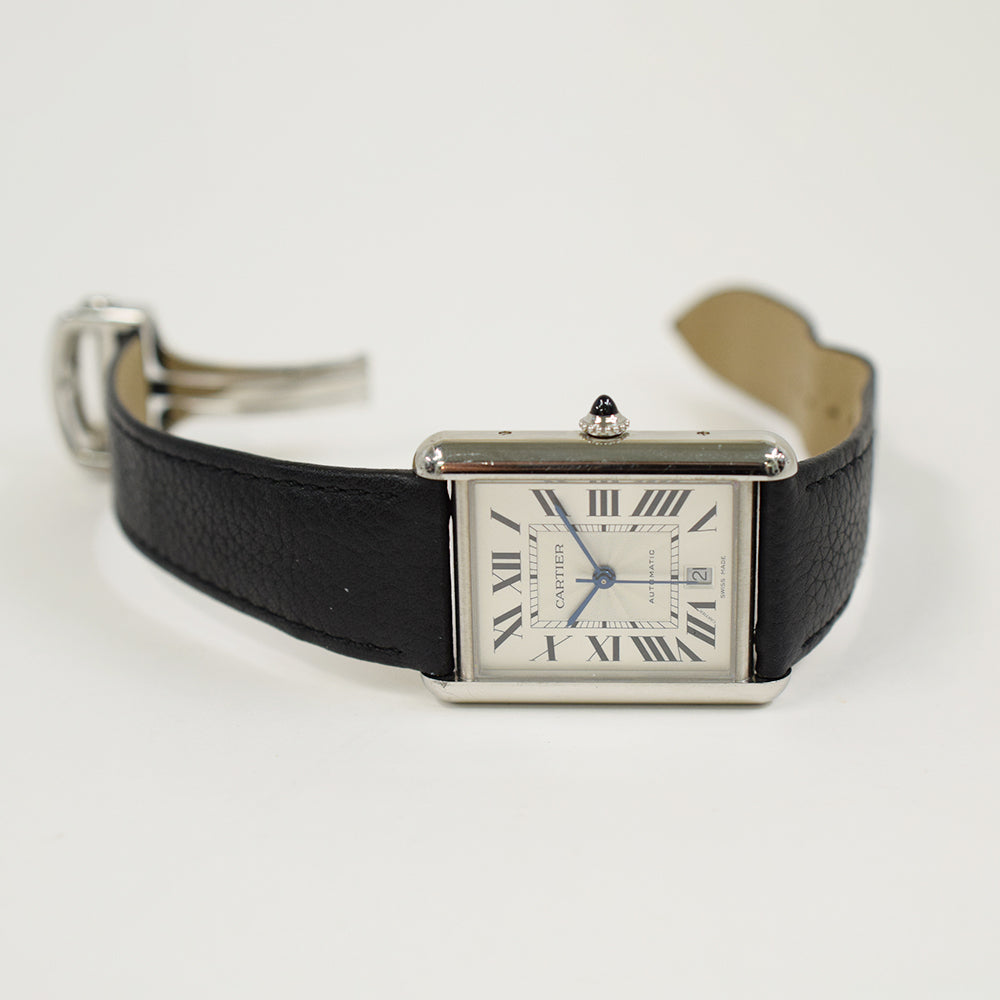 カルティエ Cartier Tank Must XL 41mm x 31mm Stainless Steel WSTA0040 – Golden