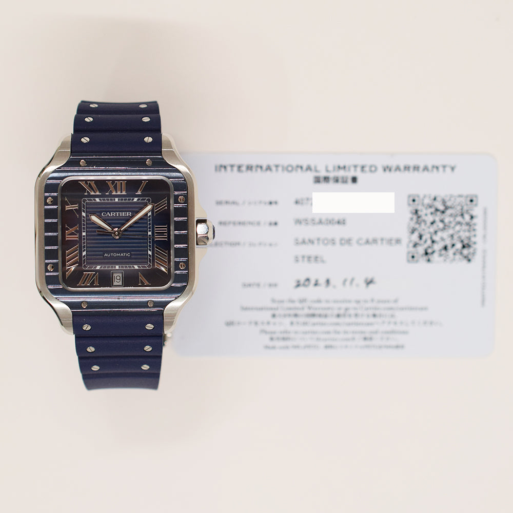 Santos de Cartier Large 39.8mm Stainless Steel Selfwinding WSSA0048
