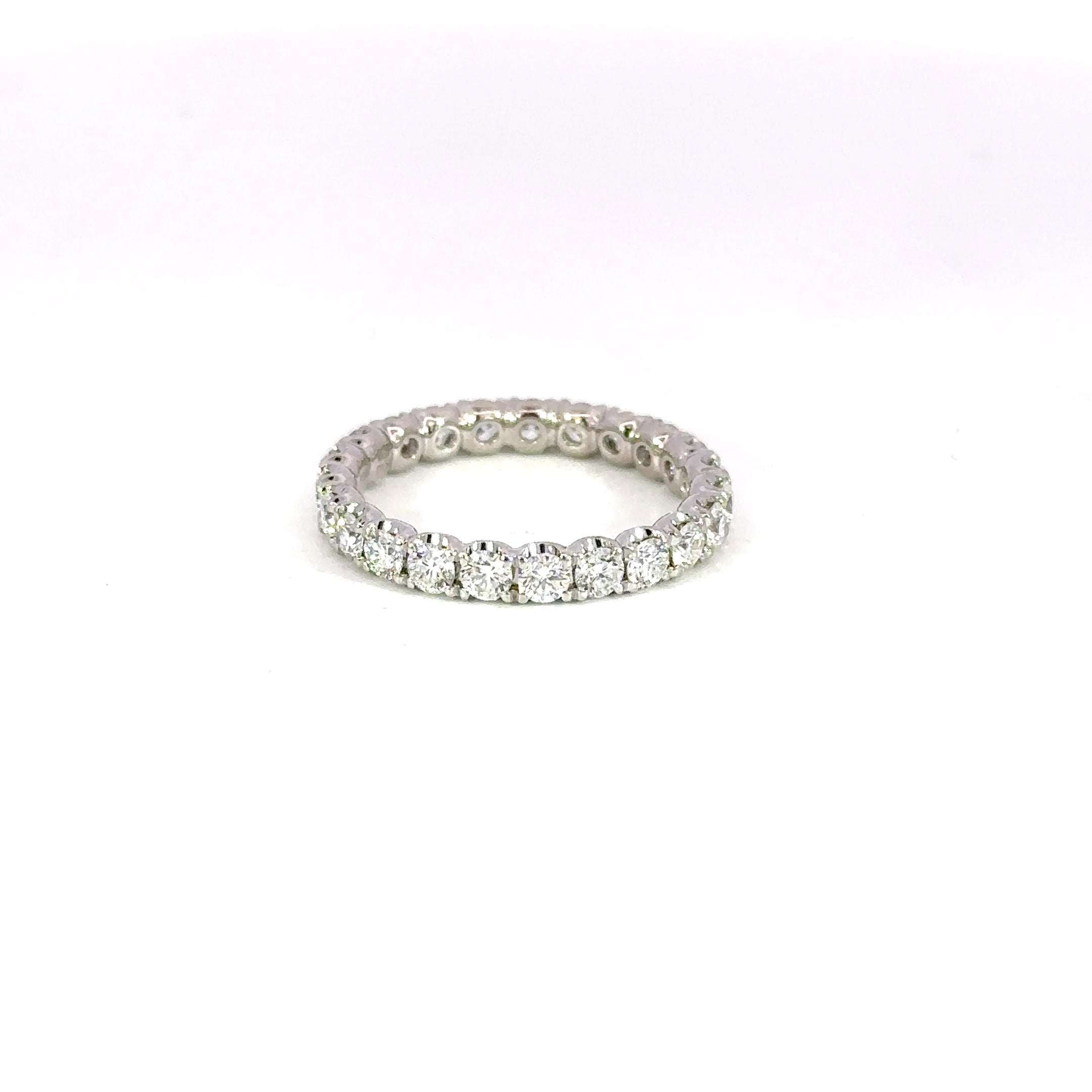 Platinum Diamond Eternity Band