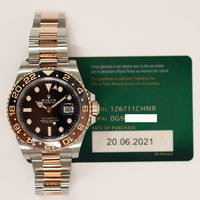 GMT-Master II "Root Beer" Steel and Rose Gold 126711CHNR