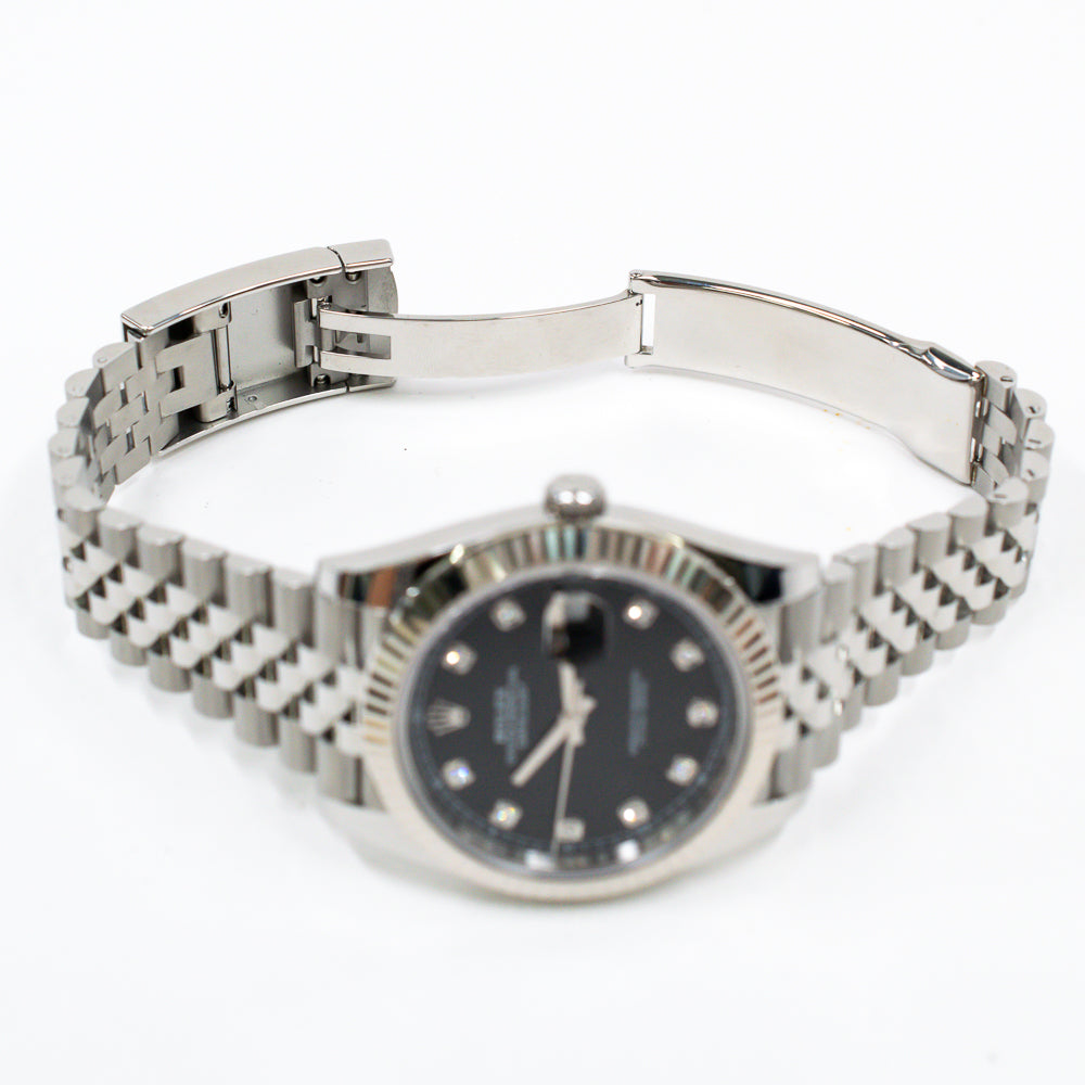 Datejust 41mm Steel and White Gold 126334G