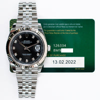 Datejust 41mm Steel and White Gold 126334G