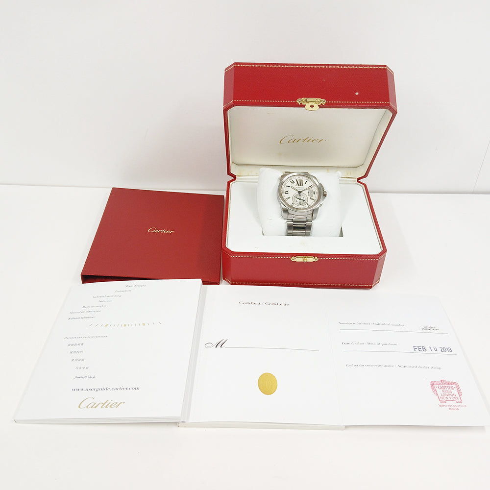 Calibre de Cartier 42mm Steel W7100015