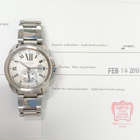 Calibre de Cartier 42mm Steel W7100015