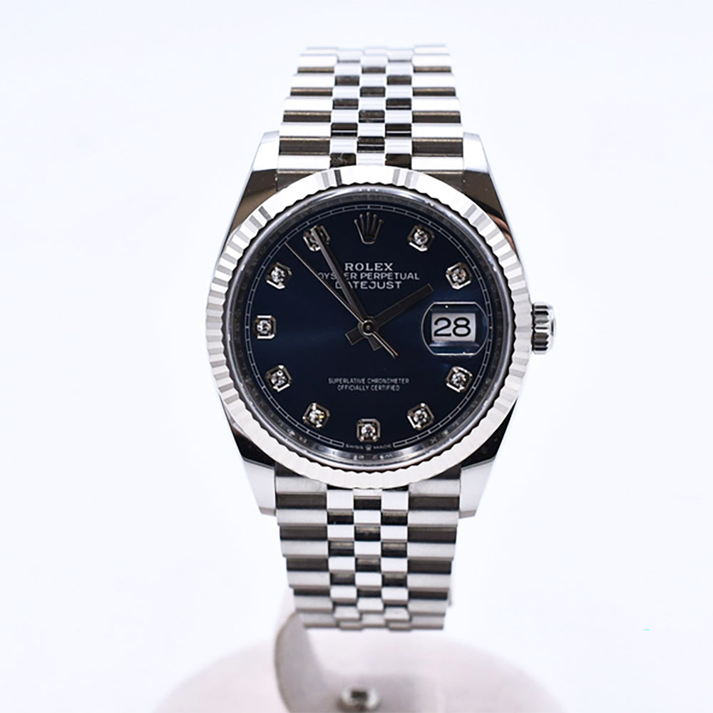 Datejust 36mm Steel and White Gold 126234G