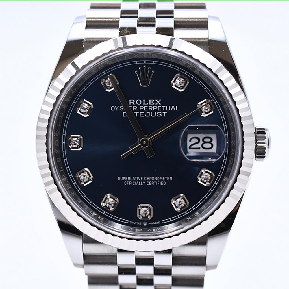 Datejust 36mm Steel and White Gold 126234G