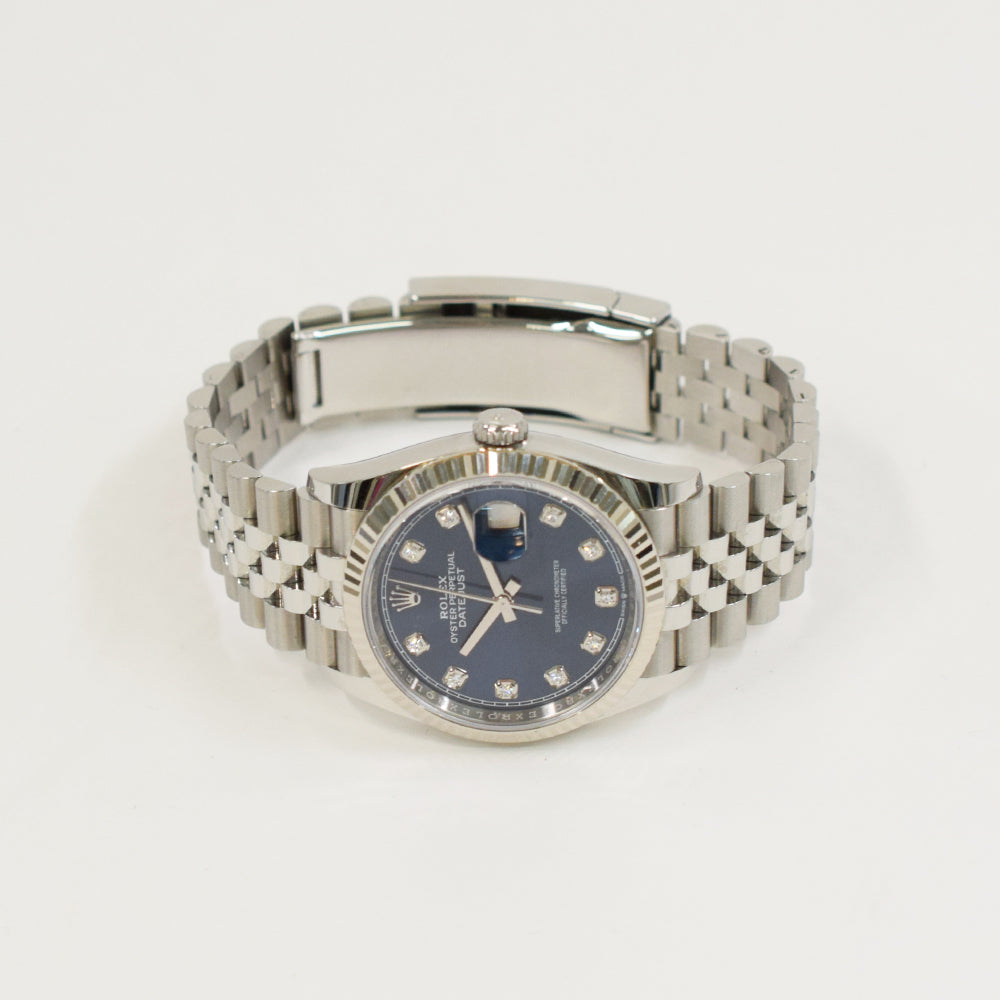 Datejust 36mm Steel and White Gold 126234G
