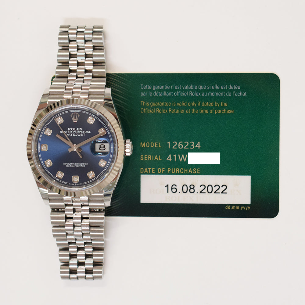 Datejust 36mm Steel and White Gold 126234G