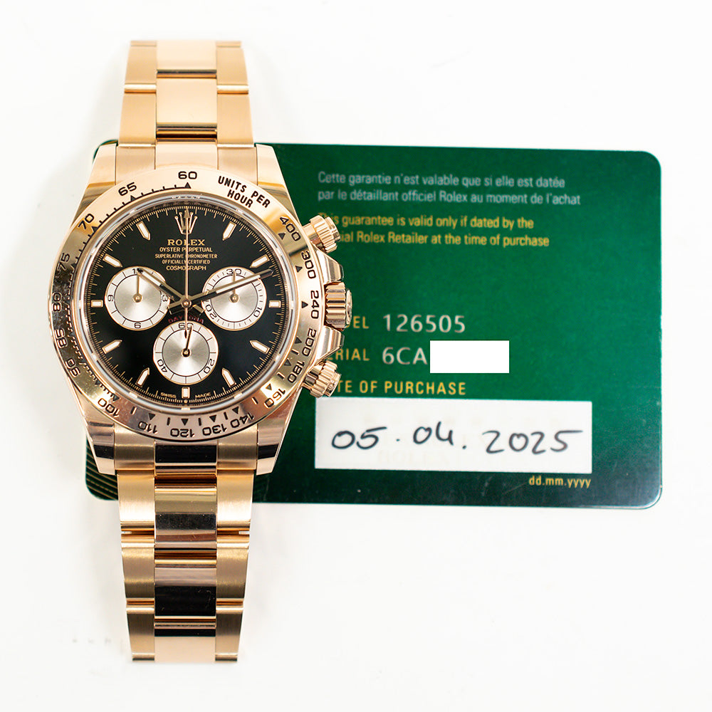 Daytona 40mm Rose Gold 126505