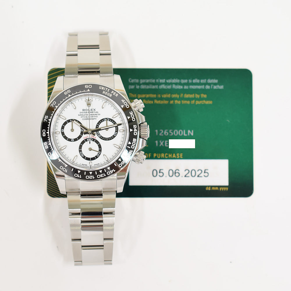 Daytona Steel Ceramic Bezel 126500LN
